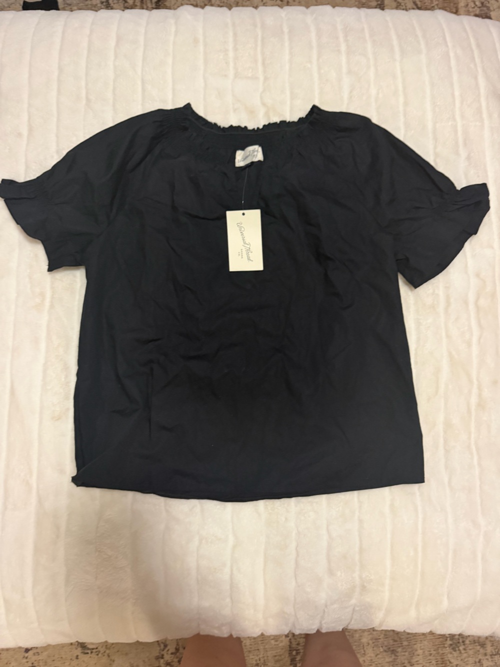 Universal Thread Black Top with Branded Tag